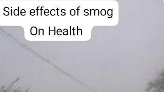 smog on Health side effects by Dr Iram khan Niazi [upl. by Adliw]