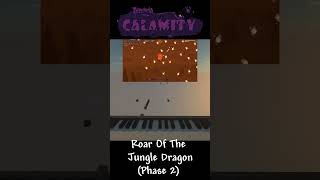 Terraria Calamity  Jungle Dragon theme Phase 2 part 10 Minecraft Noteblock shorts terraria [upl. by Nylaret410]