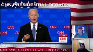 SHREWD SPACES LIVE REACT TO THE CNN PRESIDENTIAL DEBATE [upl. by Caniff]