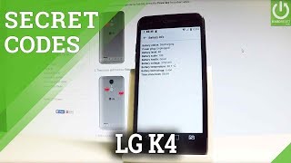 CODES in LG K4 2017  Secret Menu  Hidden Features  Tricks [upl. by Dyann]