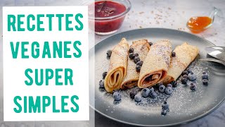 🌱3 recettes de crêpes veganes que vous auriez voulu connaitre avant [upl. by Curkell524]