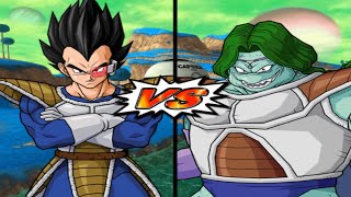 Dragon Ball Z  Vegeta Scouter vs Transformed Zarbon [upl. by Yoho463]