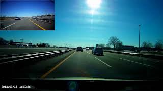 TIMELAPSE NJTP Southbound from Newark to Moorestown via I295 at Exit 7 [upl. by Dick]