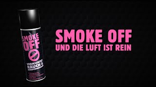 Das neue SMOKE OFF 🚫 Spray vernichtet Rauch und Nikotingeruch zuverlässig [upl. by Nelon337]