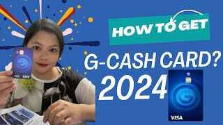 How to Get Gcash Card 2024 activate gcash Gcard keeponwatching cards [upl. by Ynnel]