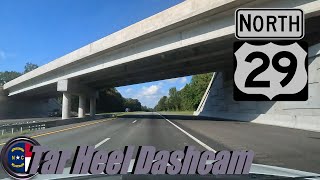 Greensboro to Reidsville US 29 North Future Interstate 785 [upl. by Aninahs9]