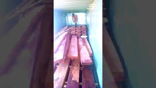 Kiln Seasoning of Mahogany Timber in Kenya construction woodendoorframe woodworking [upl. by Brost18]