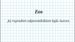 BOGOWIE ŚWIATŁA I POWIETRZA — Eos [upl. by Worth]