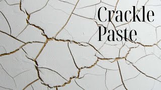 Crackle Paste Magic Transforming Your Painting Backgrounds  anyonecanart [upl. by Esenaj]