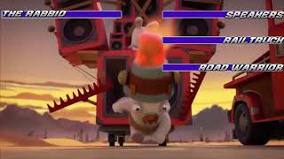 The Rabbid vs Road Warriors Rabbid  With Healthbar Changed version [upl. by Hux716]