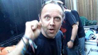 Lars Ulrich speaks and says hello to Finland [upl. by Oj]