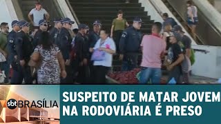 Suspeito de matar jovem na rodoviária é preso  SBT Brasília 17012019 [upl. by Philpot795]