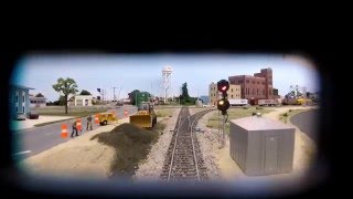 Cab ride through the layout no stagings New improved version [upl. by Aicella]