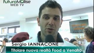 Venafro  Inaugurata una nuova realtà nel food plauso a Sergio Iannacone [upl. by Yrral]