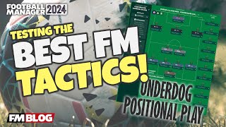 FM24 Tactics  UNDERDOG Positional Play 433 Tactic  The Best Tactics of Football Manager 2024 [upl. by Maighdiln]