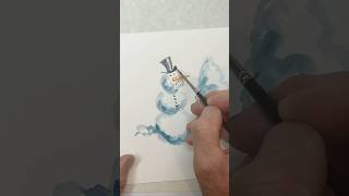 Snowman DIY Christmas cards [upl. by Adlez891]