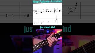 Minor Pentatonic Extensions 6  Across the Fretboard [upl. by Idzik]