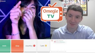 Making People Smile by Speaking Different Languages  Omegle [upl. by Anahsak]