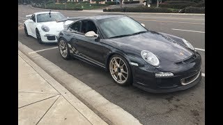 Porsche 9911 GT3 v 9972 GT3 RS head to head [upl. by Htebharas75]