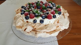 Tort Pavlova Taart Pavlova [upl. by Thorfinn]