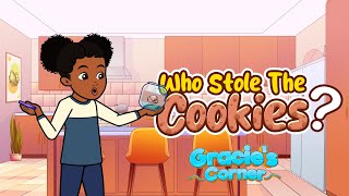 Who Stole the Cookies  Gracie’s Corner Mystery  Nursery Rhymes  Kids Songs [upl. by Ynattib]