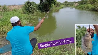 Mastering The Art quotSingle Float Fishing in the BIG SIze Tilapiafishes and Baamfish quotcatfish fishing [upl. by Atnom158]