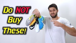 DONT BUY THESE  Top 5 Soccer Cleats You Should NOT Buy [upl. by Ahsakat384]