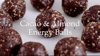 Deliciously Ella  Cacao amp Almond Energy Balls [upl. by Nichol811]