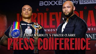 Fabio Wardley v Frazer Clarke  Bad Blood Press Conference  British Heavyweight Title Fight 🩸🇬🇧 [upl. by Innoj]