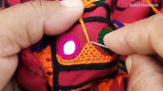 Tuniyani Stitch  Ahir hand embroidery Work  Kutch embroidery work [upl. by Oderfodog]