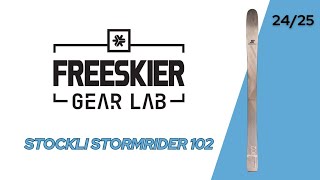 FREESKIER Gear Lab First Impression Stockli Stormrider 102 [upl. by Katheryn]