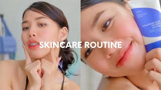 MY UPDATED SKINCARE ROUTINE oily acneprone sensitive skin [upl. by Powers]