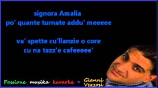 GIANNI VEZZOSI Signora Amalia karaoke 2 [upl. by Vevine]