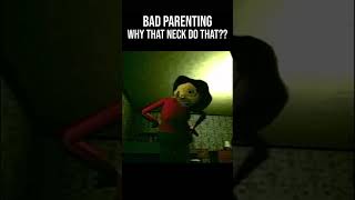 WHY THAT NECK DO THAT  BAD PARENTING 1 MR RED FACE  AN INDIE HORROR shorts [upl. by Eelannej710]