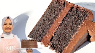 This recipe blew my mind Rich moist CHOCOLATE CAKE recipe using only cocoa powder [upl. by Nolat]