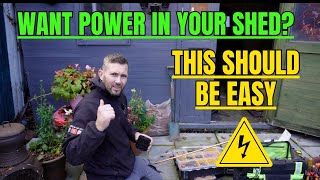 How To Install Power In Your Shed [upl. by Goulder903]