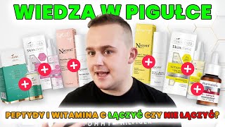 WIEDZA W PIGUŁCE  Peptydy i witamina C w kosmetykach [upl. by Ayotel]