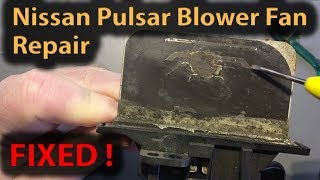 278 Nissan Pulsar Blower Resistor Repair [upl. by Kotta]