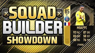 FIFA 18 SQUAD BUILDER SHOWDOWN STRIKER INFORM MBAPPE [upl. by Idroj]