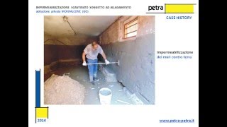 Petra  cantina soggetta ad allagamenti dovuti allinnalzamento della marea [upl. by Rowen]