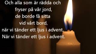 Vi tänder ett ljus i advent [upl. by Atiniv]