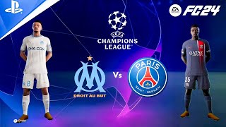 FC 24  Marseille Vs Paris Saint Germain  UEFA Champions League  PS4™ [upl. by Carmita]