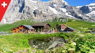 Männlichen 🇨🇭 Panorama Trail to Kleine Scheidegg With Epic Views  Switzerland 4K [upl. by Reiner382]