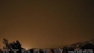 Timelapse Cam 1  Natt til 10 oktober 2024 [upl. by Elolcin309]