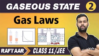 Gaseous State 02  Gas Laws  Class 11JEE  RAFTAAR [upl. by Engedus]