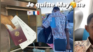 vlog voyage mayotte 🛫reunion 🛫france 😢🇾🇹🇷🇪🇫🇷airaustral frenchbee [upl. by Naarah]