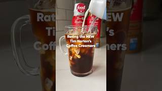 Rating The NEW Tim Horton’s Coffee Creamers ☕️ timhortons [upl. by Enial]