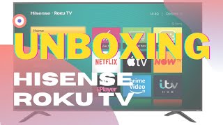 Best Affordable Hisense Roku TV  50Inch Smart 4K HDR LED Freeview TV  R50A7200GTUK  Unboxing [upl. by Abbey465]