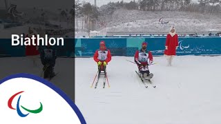 Individual sitting Biathlon  PyeongChang2018 Paralympic Winter Games [upl. by Carli644]