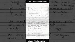 Basics of organic chemistry notes  Vbu Sem 2 Chemistry major MJ 2 Fyugp vbu organicchemistry [upl. by Yuria]